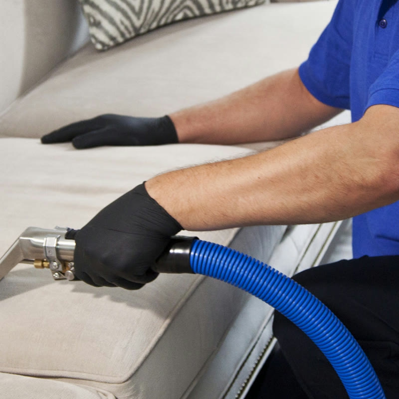 Upholstery steam cleaning